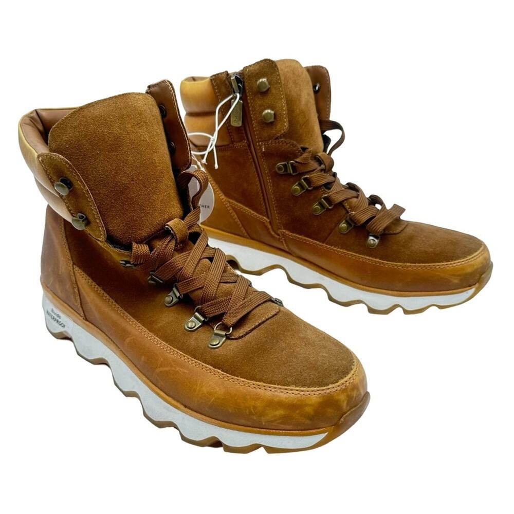 NEW - BLONDO Shaker waterproof leather ankle boots brown - SIZE 11